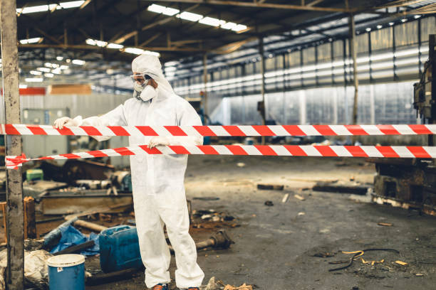 Professional Sewage Cleanup technician working in Cumming, GA